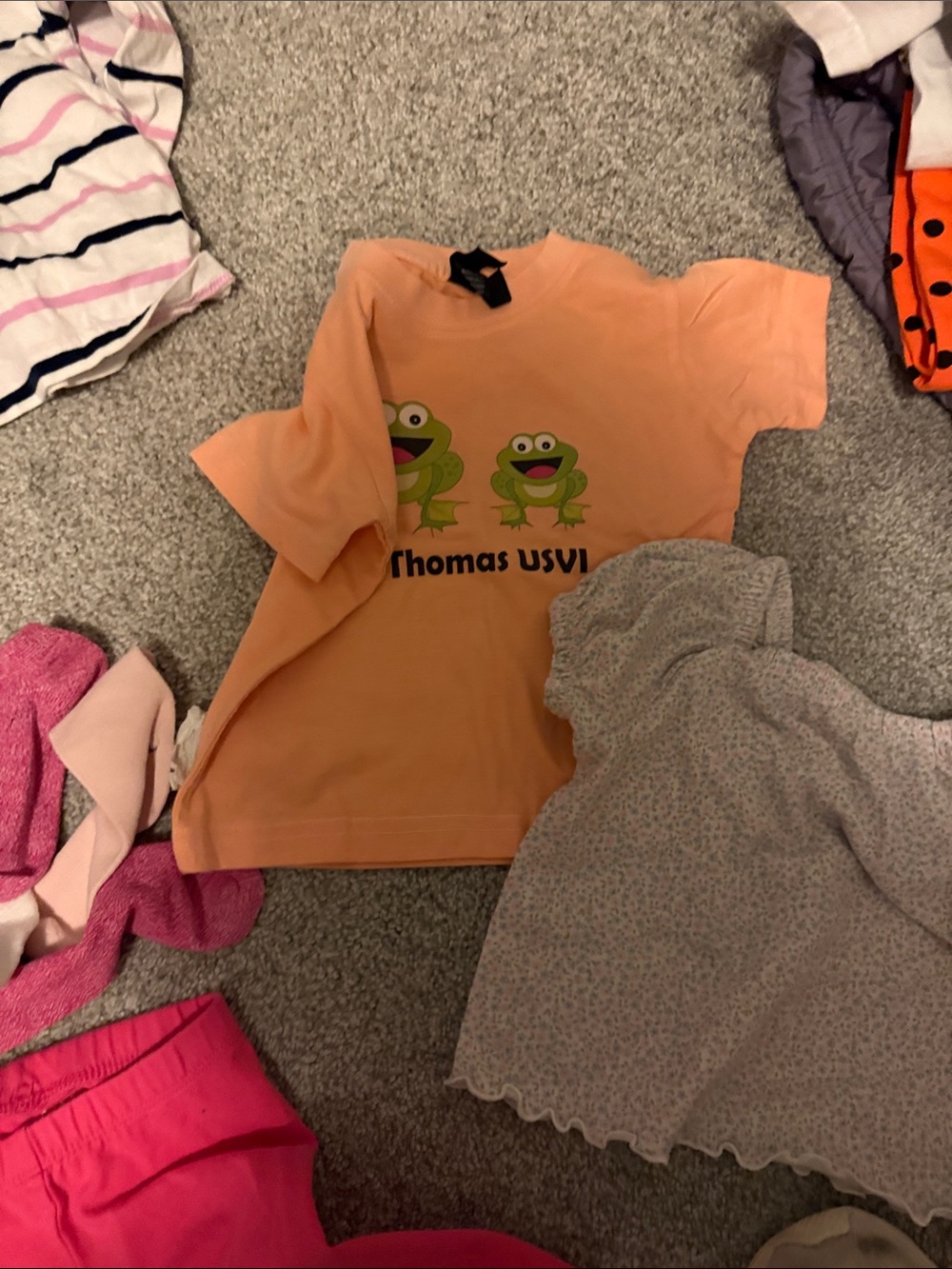 2t Girls Mixed Clothing Lot - Pink, White, Peach, Blue - Picture 8 of 15